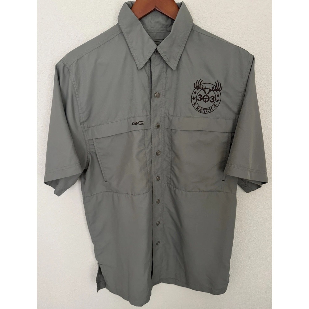 GameGuard 1023 Mens M Olive Shirt SS Vented Performance Outdoor‎ Fishing Hunting